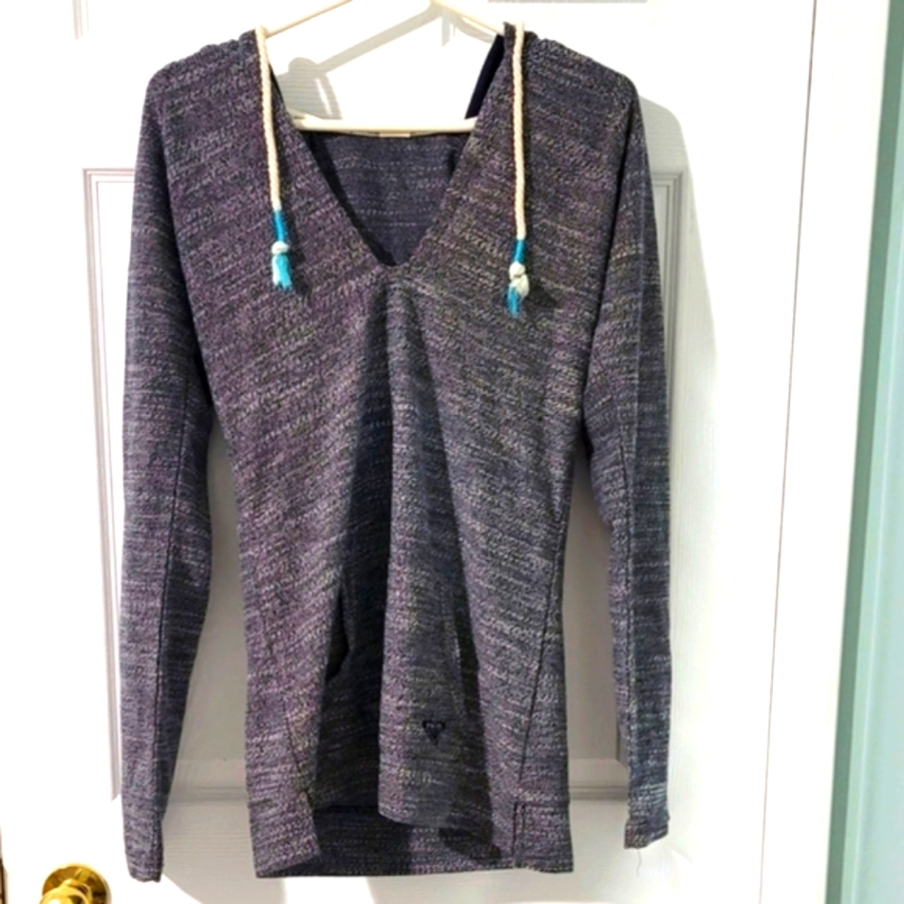 Roxy Girls' Pull-Over Hoodie Sweater Size L